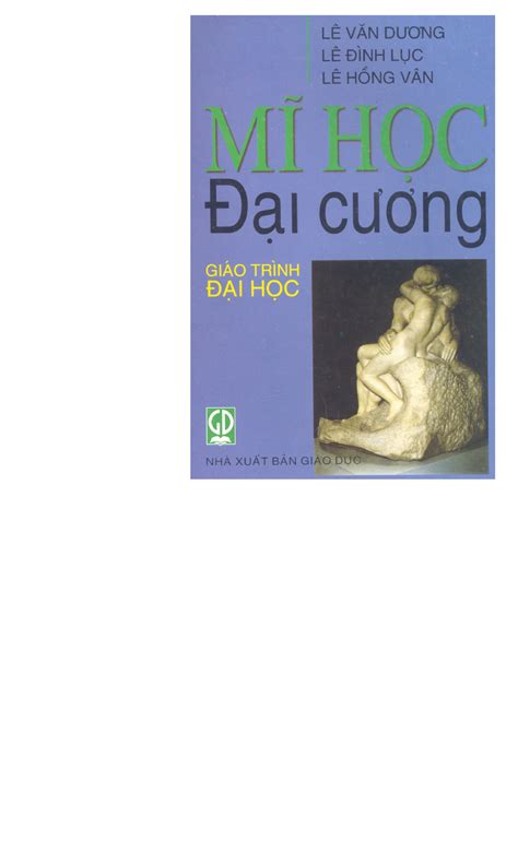 Giáo trình Mỹ học đại cương - Lê Văn Dương - triết học - Studocu