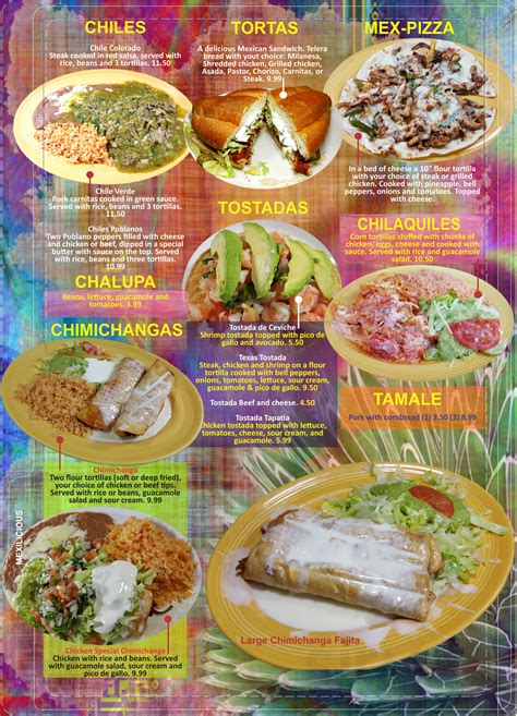 Puerto Vallarta Mexican Restaurant menu in Greenville, South Carolina