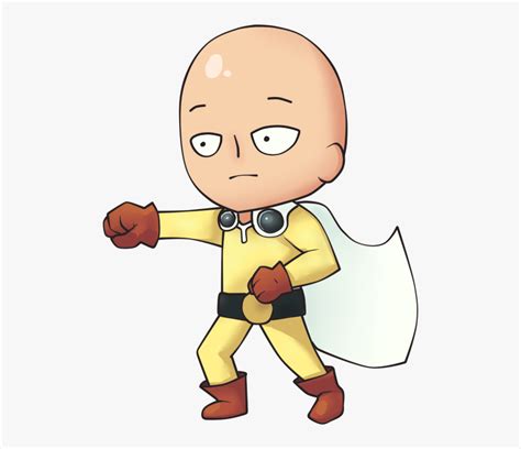 Transparent Saitama One Punch Man Png - One Punch Man Chibi, Png Download , Transparent Png ...