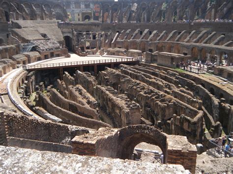 Rome - Colosseum | View of the exposed underground networks … | Flickr