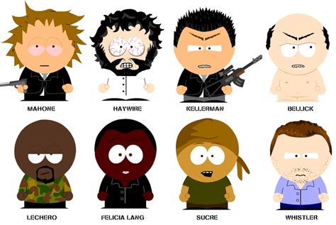 south park characters! - Prison Break Fan Art (805599) - Fanpop