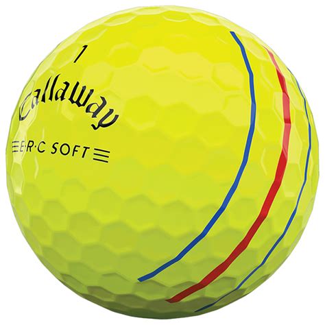 Callaway ERC Soft Triple Track Golf Balls Yellow / Dozen | Scottsdale Golf