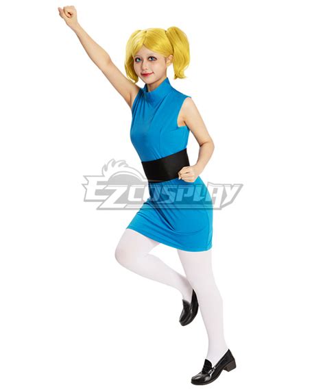 The Powerpuff Girls Z Bubbles Miyako Gotokuji Cosplay Costume