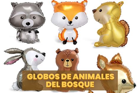 Comprar los Mejores Globos de Animales del Bosque