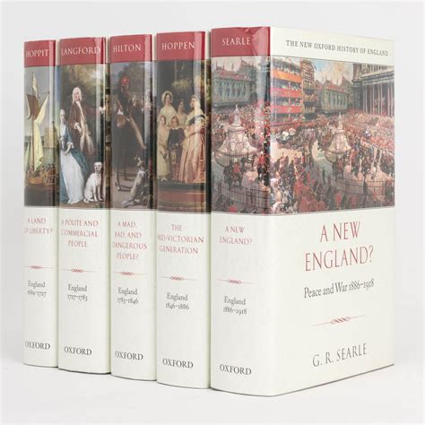 The New Oxford History of England five consecutive volumes covering the ...