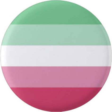 Abrosexual Pride Flag Pin 2.25” Round Circle Shape Metal Button Pin ...