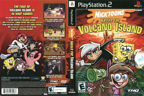 Nicktoons: Battle for Volcano Island - PS2 Cover by KahlilFredricks on DeviantArt