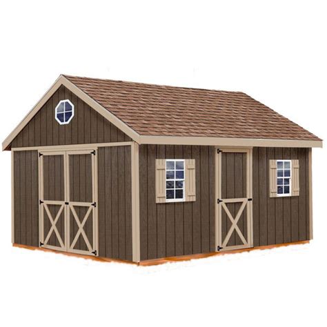 Best Barns Easton 12 ft. W x 20 ft. D Solid Wood Storage Shed | Wayfair