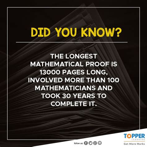 Fact Of The Day #TopperLearning ##MathsFact | Intresting facts, Psychology facts, Facts