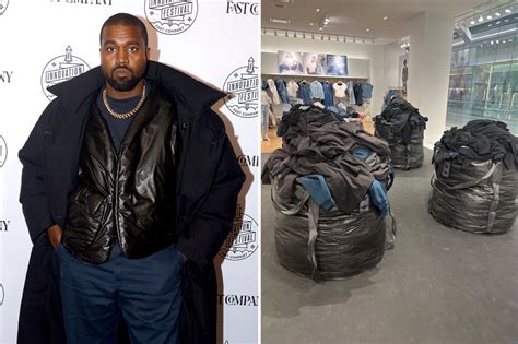 Kanye West ripped by fans for selling his new Yeezy Gap collection out of trash bags in shocking ...