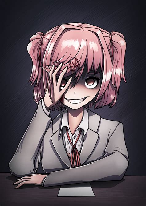 Natsuki smiling : r/DDLC