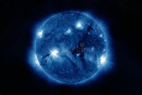 Neutron Star, Pulsar. on a Dark Background. Elements of this Image Were Furnished by NASA Stock ...