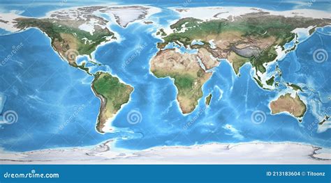 Earth Physical Map