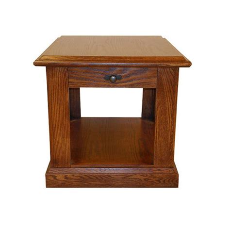 OD-O-T250 - Traditional Oak Fully Enclosed End Table