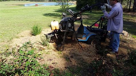 Part 3 DIY home made stump grinder - Leonardi wheel 18hp Briggs L Head ...