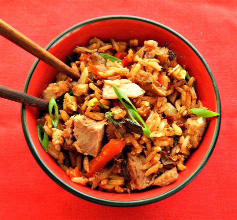 Pork Fried Rice - Frugal Hausfrau