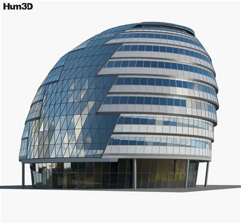 City Hall London 3D model - Download Buildings on 3DModels.org