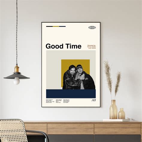 Good Time Movie Poster, Good Time Print, Modern Movie Poster, Wall ...