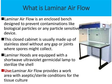 Management of laminar air flow