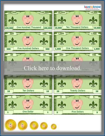 Printable Play Money for Kids | LoveToKnow