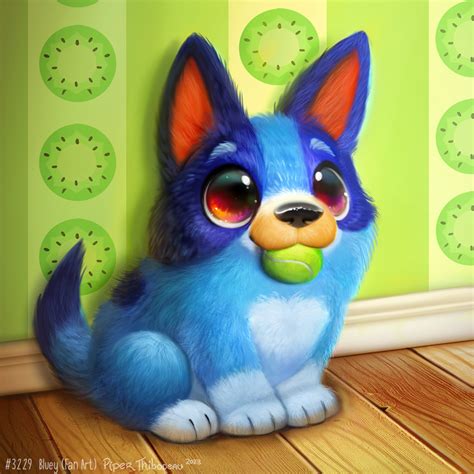 3229. Bluey (Fan Art) by Cryptid-Creations on DeviantArt