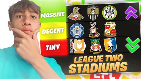 RANKING LEAGUE TWO 23/24 STADIUMS - YouTube