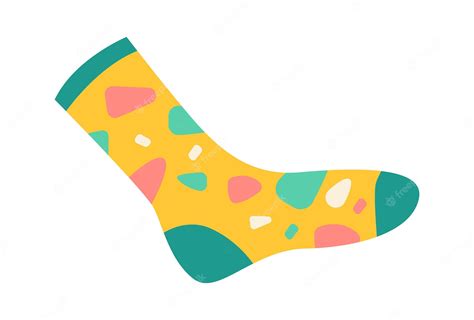 Premium Vector | Funny socks with abstract forms vector illustration