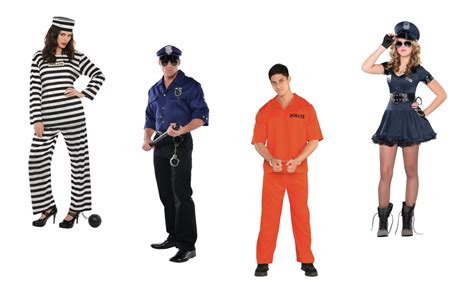 Couples Cops and Robbers Halloween Costumes | Groupon