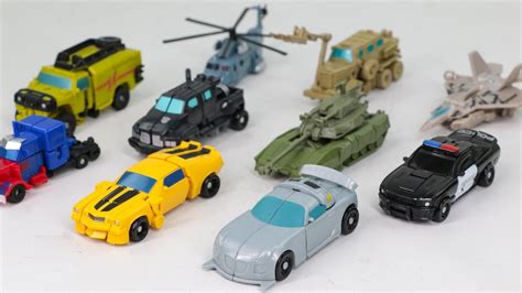 Transformers Movie 1 Legend Class Mini Size Autobots & Decepticon 10 Vehicle Car Robots Toys ...