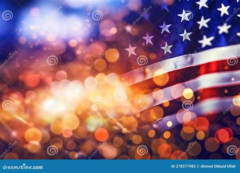 United States Flag for Memorial Day, Generative Ai Stock Illustration - Illustration of ceremony ...
