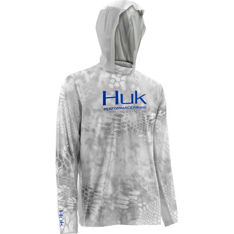 Huk Performance Fishing H1200059 Men's Kryptek Icon Performance Hoodie Neptune | eBay