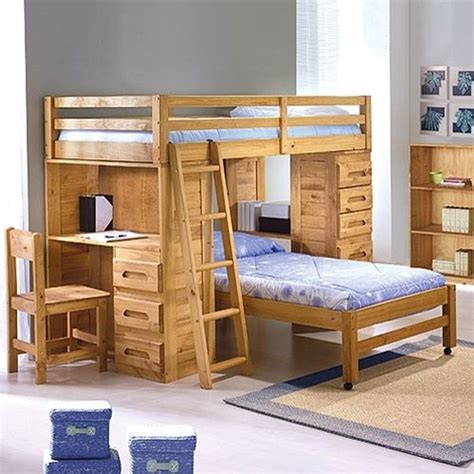 Bunk Beds With Desk And Drawers - Foter