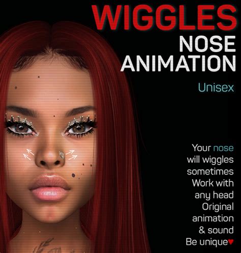 Second Life Marketplace - {Amazing} Nose wiggles animations