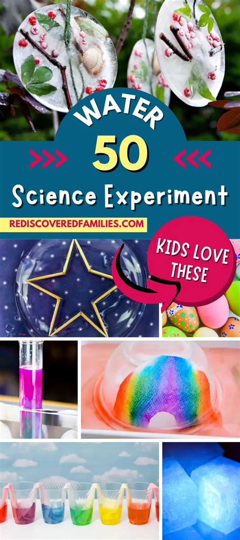 50 Science Experiments With Water Your Kids Will Love | Rediscovered Families