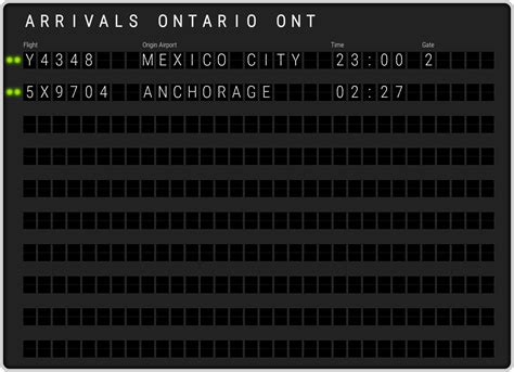 Ontario Airport Arrivals [ONT] Flight Schedules & ONT arrival