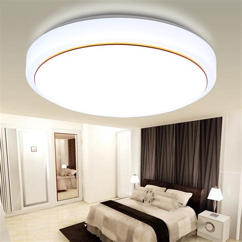 Lampu LED Plafon Modern 36W 40cm - White/Gold - JakartaNotebook.com