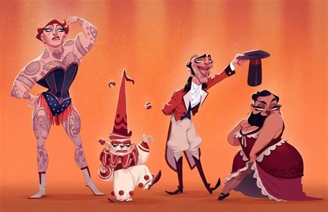 Pin by Andréia Bianco on CHARACTER DESIGN_ | Character design jobs, Circus illustration, Circus ...