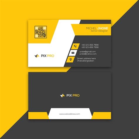 Premium PSD | Abstract business card Template