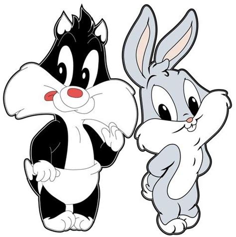 Baby Sylvester and Bugs Bunny Wall Decal, $3.95 Looney Tunes Bebes ...