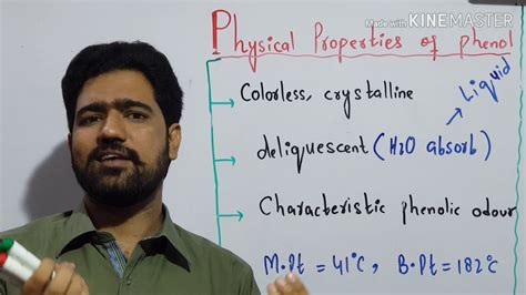 Physical properties of phenol - YouTube