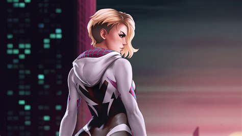 3840x2160 Spider Gwen Marvel Art 4k 4K ,HD 4k Wallpapers,Images ...