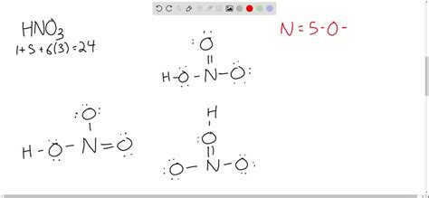 SOLVED:Nitric acid, HNO 3, has three resonance structures. One of them, however, contributes ...