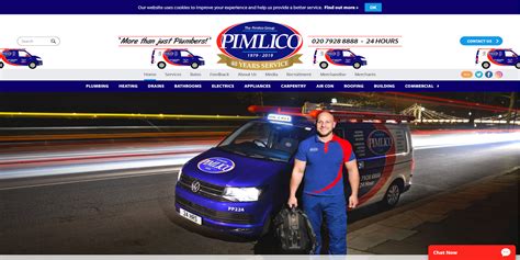 Pimlico Plumbers Website