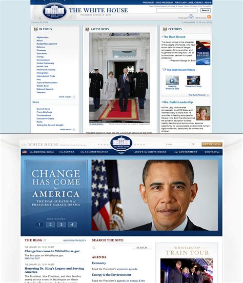 Before & After: WhiteHouse.gov | www.whitehouse.gov Update: … | Flickr
