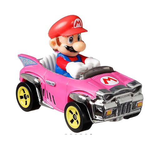 Hot Wheels Mario Kart Mario 164 Diecast Car Bandwagon Loose Mattel Toys ...