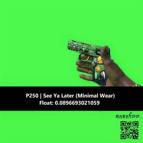 (0.08FV) P250 SEE YA LATER MW MINIMAL WEAR CSGO SKINS KNIFE ITEMS, Video Gaming, Gaming ...