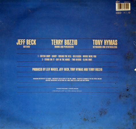 JEFF BECK'S GUITAR SHOP w/TERRY BOZZIO, TONY HYMAS Vinyl Album Gallery ...