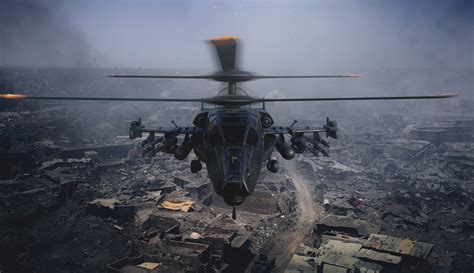 Military helicopter on Behance