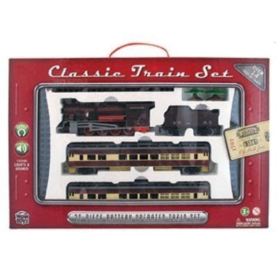 Classic Train Set- 20-piece battery Operated Train Set by WowToyz ...