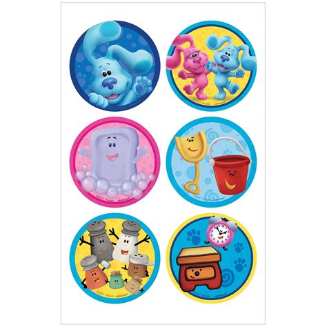 BLUE'S CLUES STICKERS 24PK - Party Stop